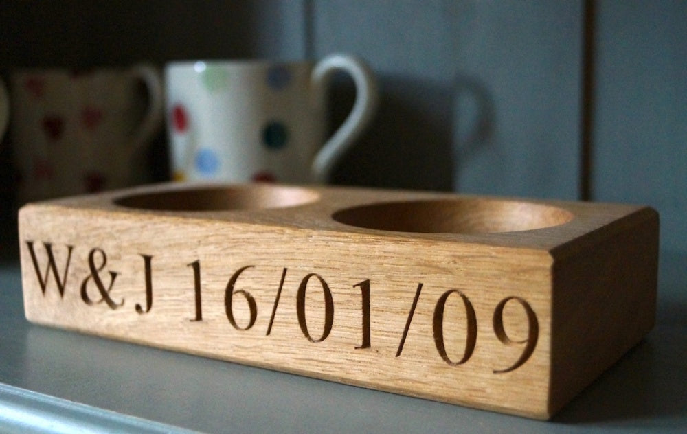 Engraved Salt and Pepper Bowls  by Make Me Something Special