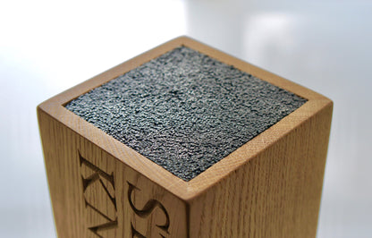 Personalised Oak Knife Holder  by Make Me Something Special