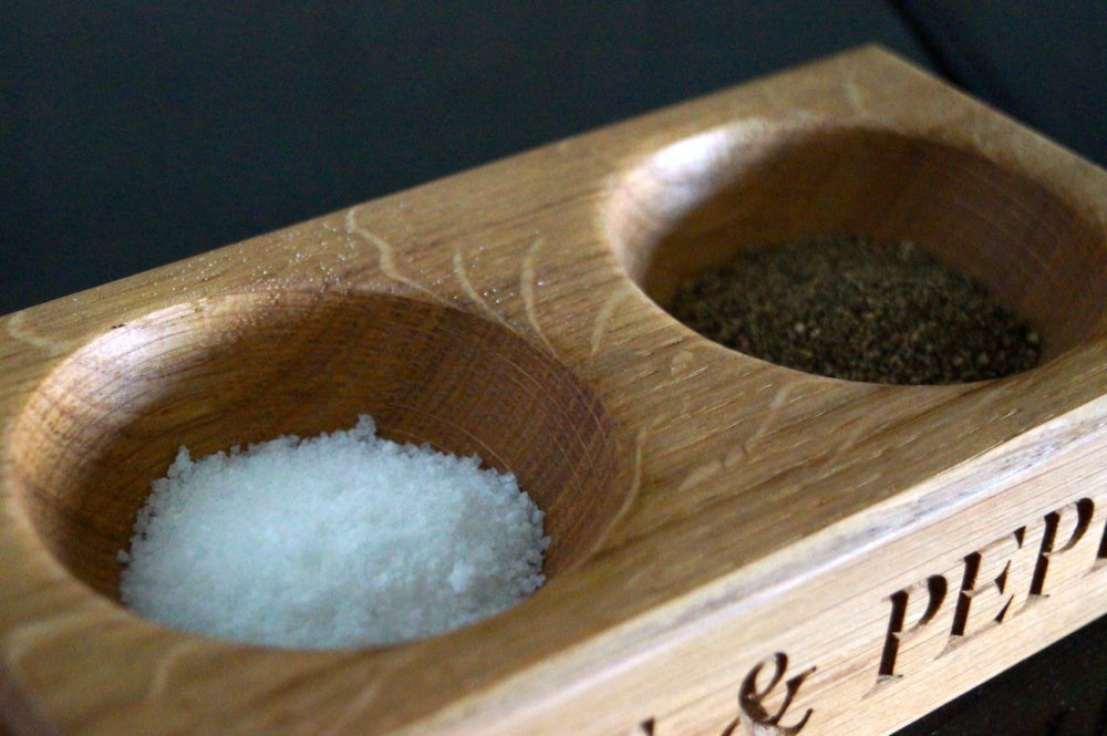 Engraved Salt and Pepper Bowls  by Make Me Something Special
