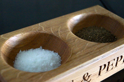 Engraved Salt and Pepper Bowls  by Make Me Something Special