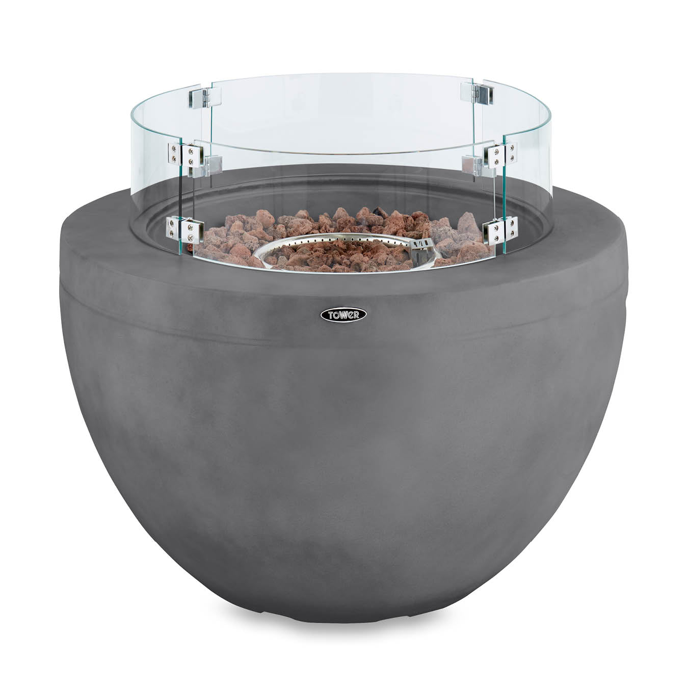 TOWER Magna Round Gas Fire Pit 5056462326924