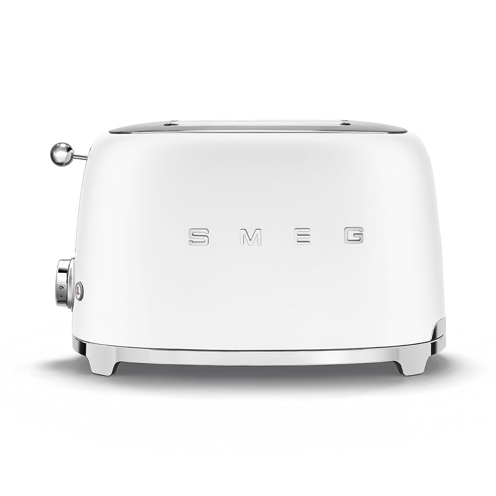 Smeg 2 slice toaster matte white 8017709290696