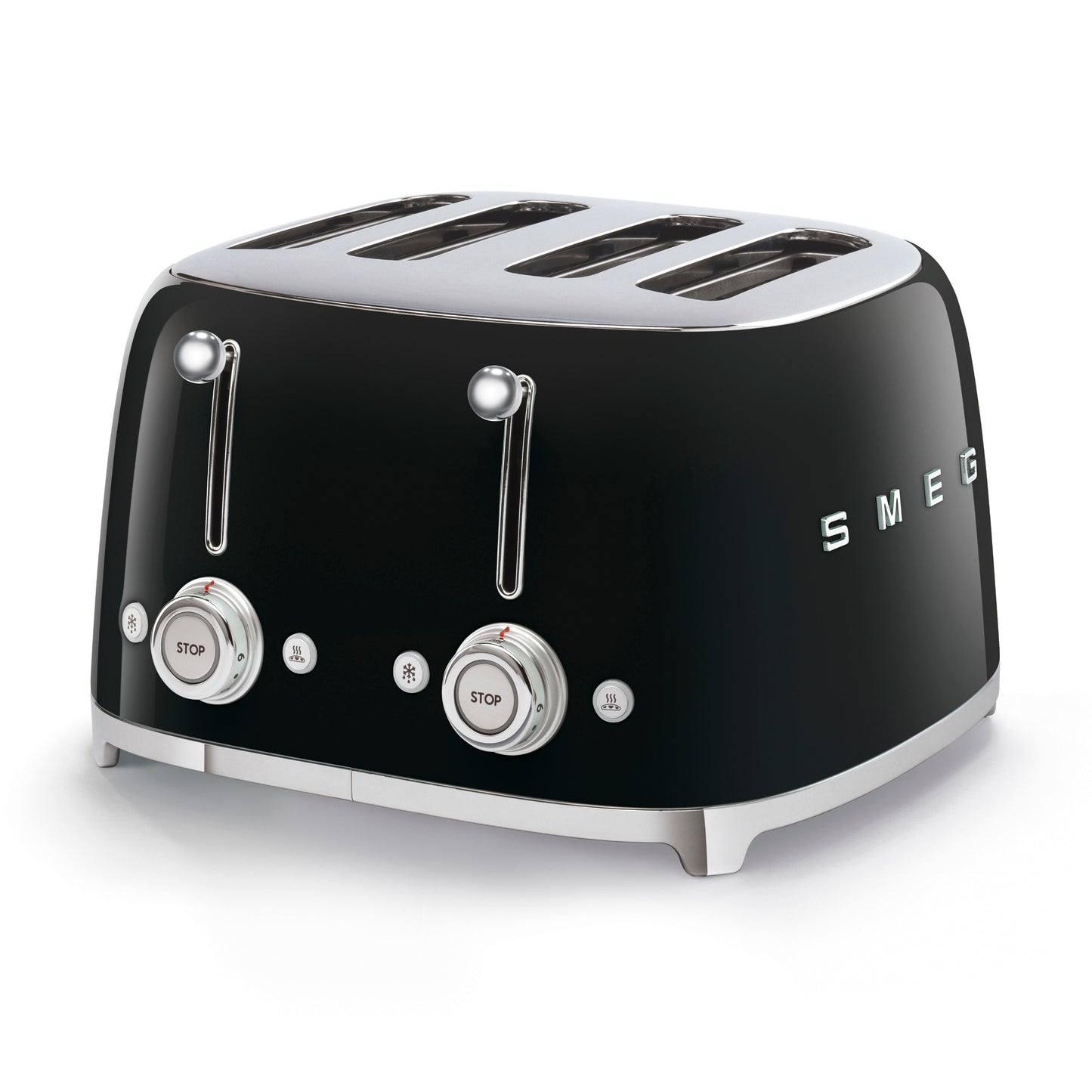 Smeg Black 50s 4 by 4 slice Toaster 8017709265021
