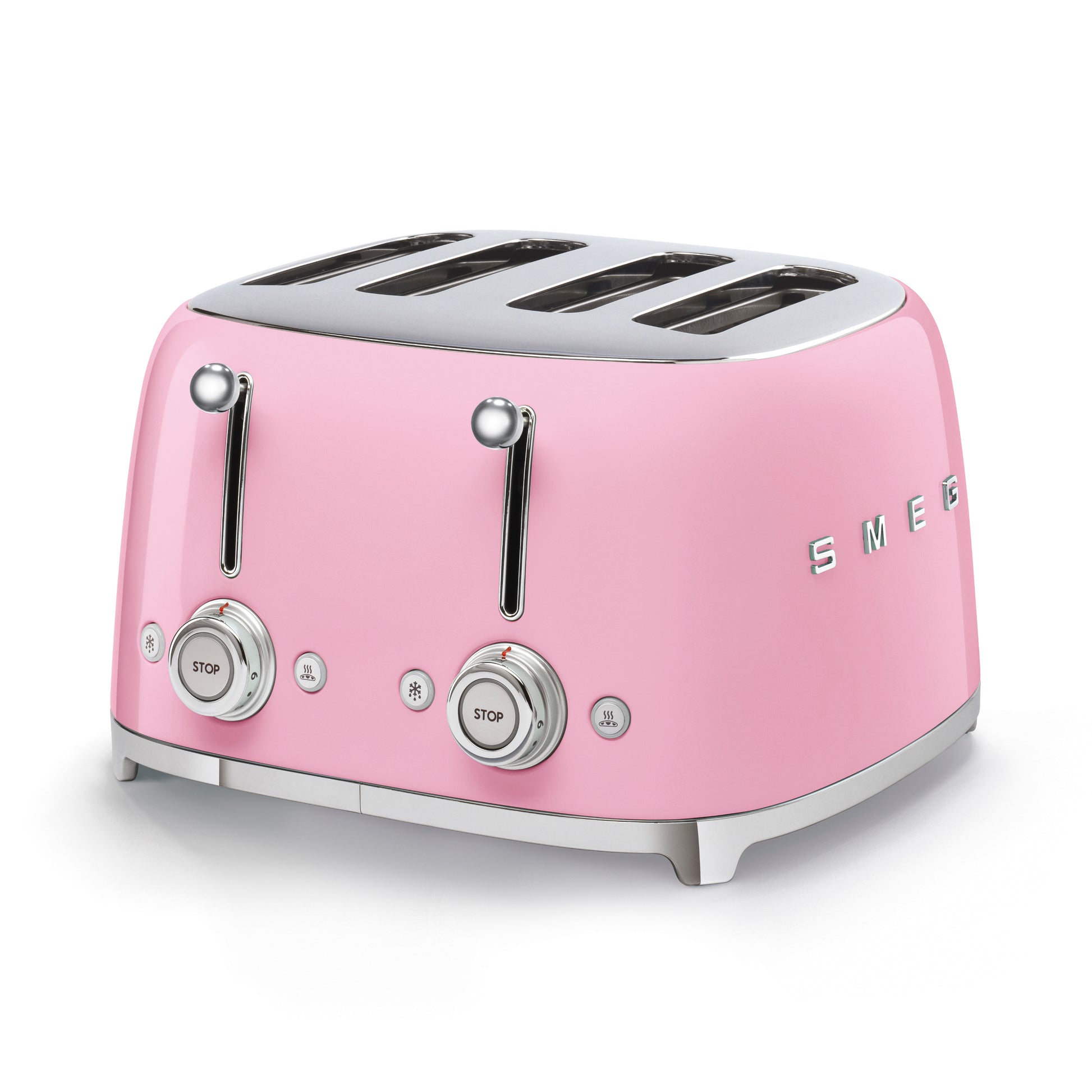 Smeg Pink 50s 4 by 4 slice Toaster 8017709265052