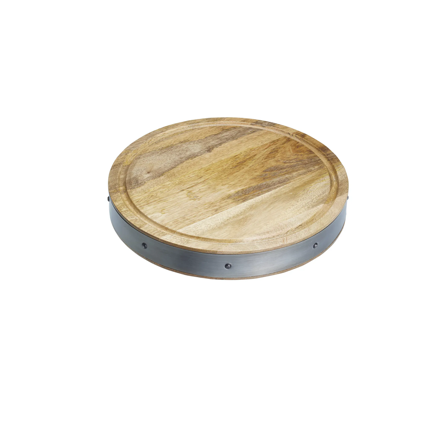 Industrial Kitchen Round Wooden Butchers Block Chopping Board