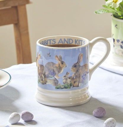 Rabbits & Kits Half Pint Mug