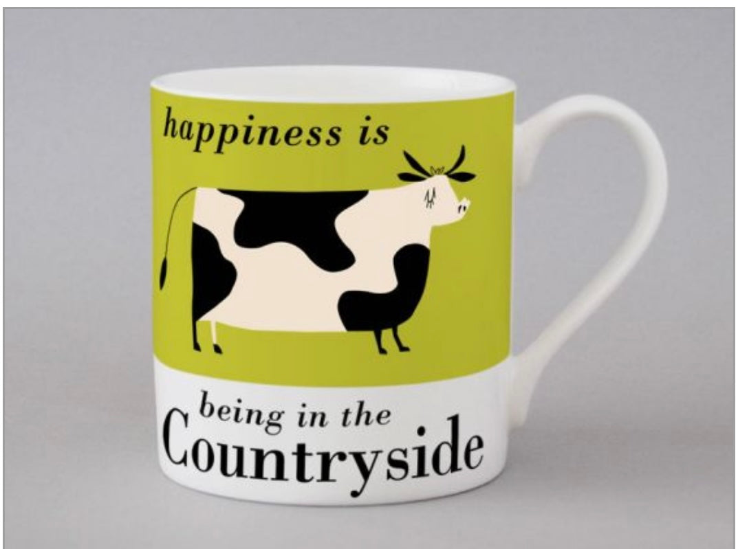 Repeat Repeat Country & Coast | Cow Mug | Green