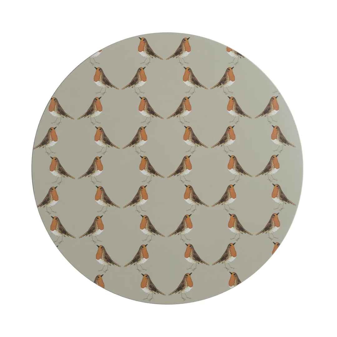 Sophie Allport Robin Circular Placemats (Set of 4)