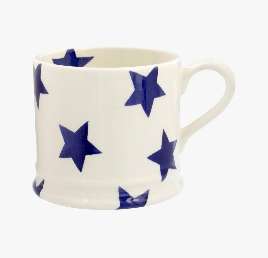 Emma Bridgewater Blue Star Small Mug 175ml