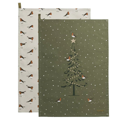 Sophie Allport Robin Tea Towel (Set of 2)