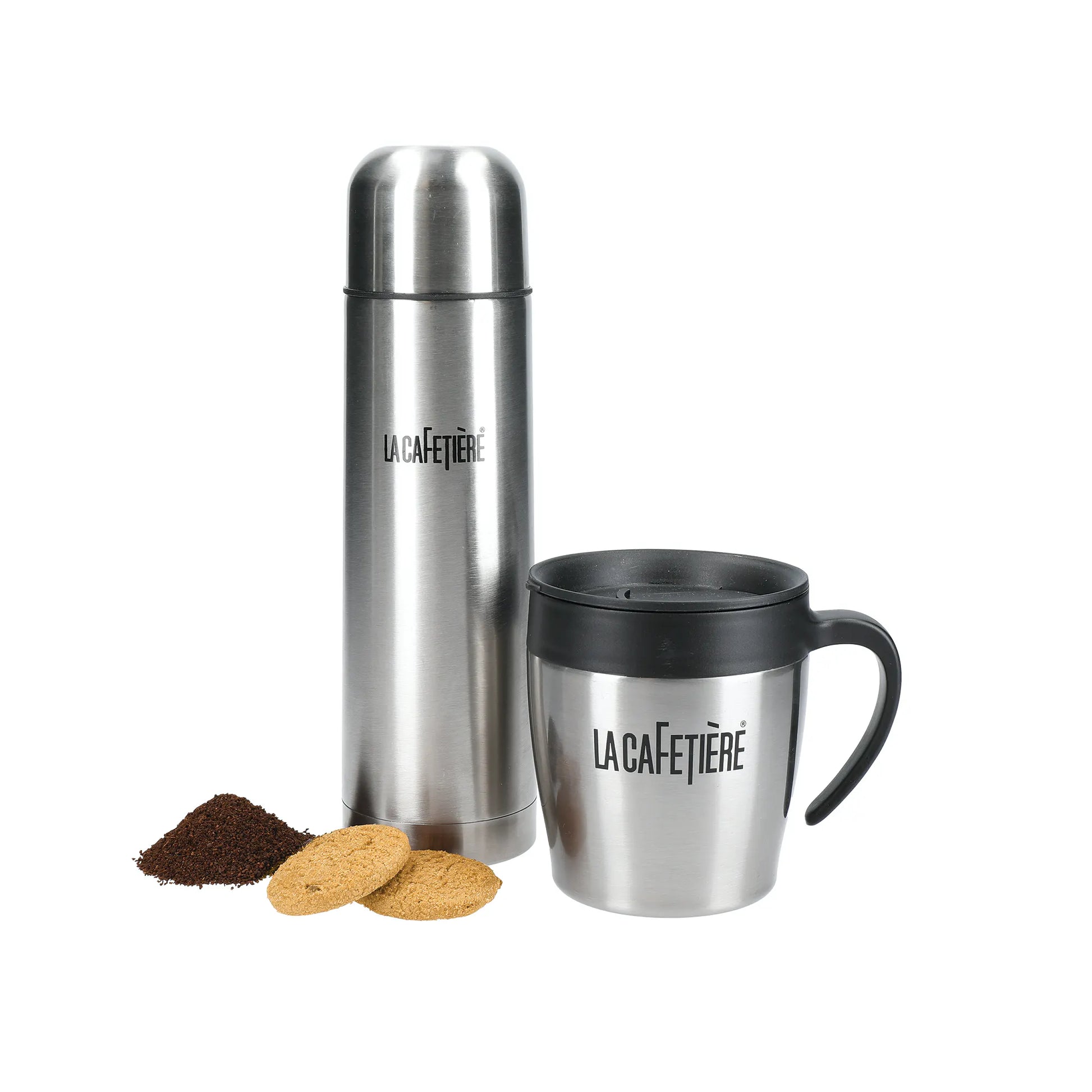 La Cafetiere Thermal Flask and Travel Mug Gift Set