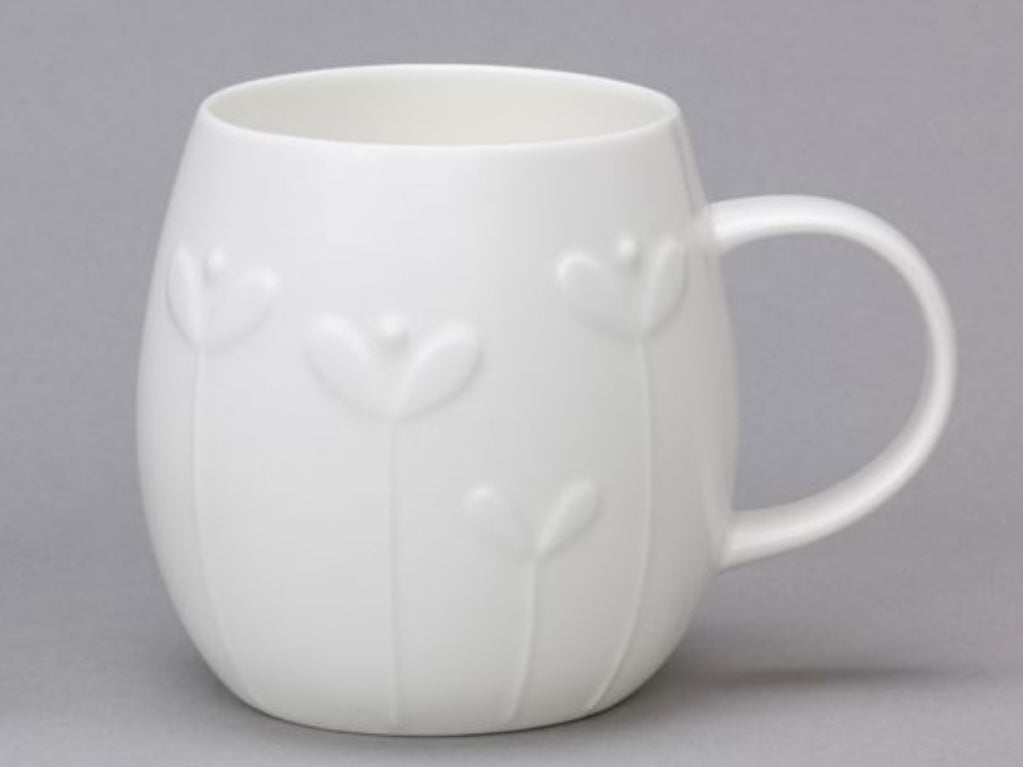 Repeat Repeat Plum Large Mug Cress / Petal