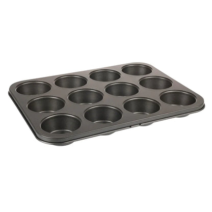 LUXE BAKEWARE NON-STICK MUFFIN PAN - 12 CUP