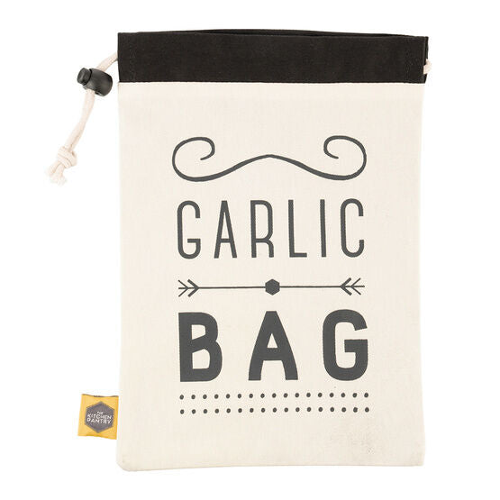 Kitchen Pantry Mushroom & Garlic Vegetable Sacks (Pack of 2)