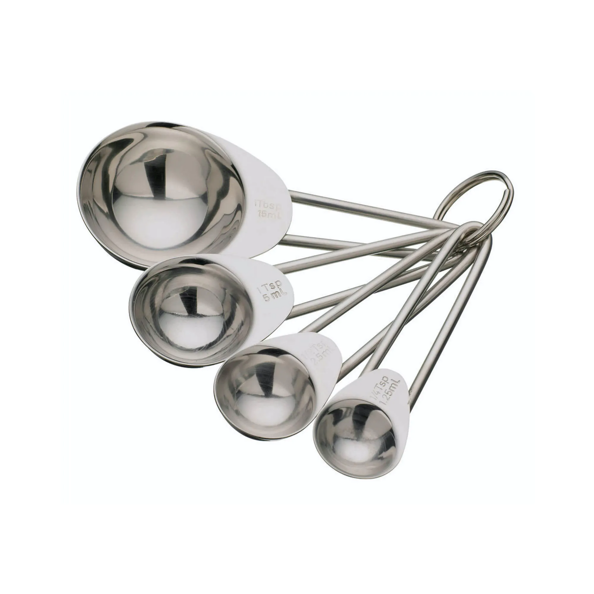 KitchenCraft Four Stainless Steel Measuring Spoons