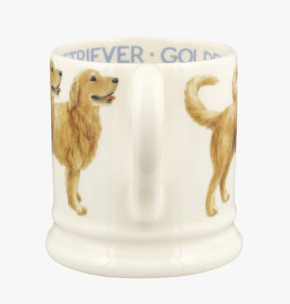 Golden Retriever Half Pint Mug