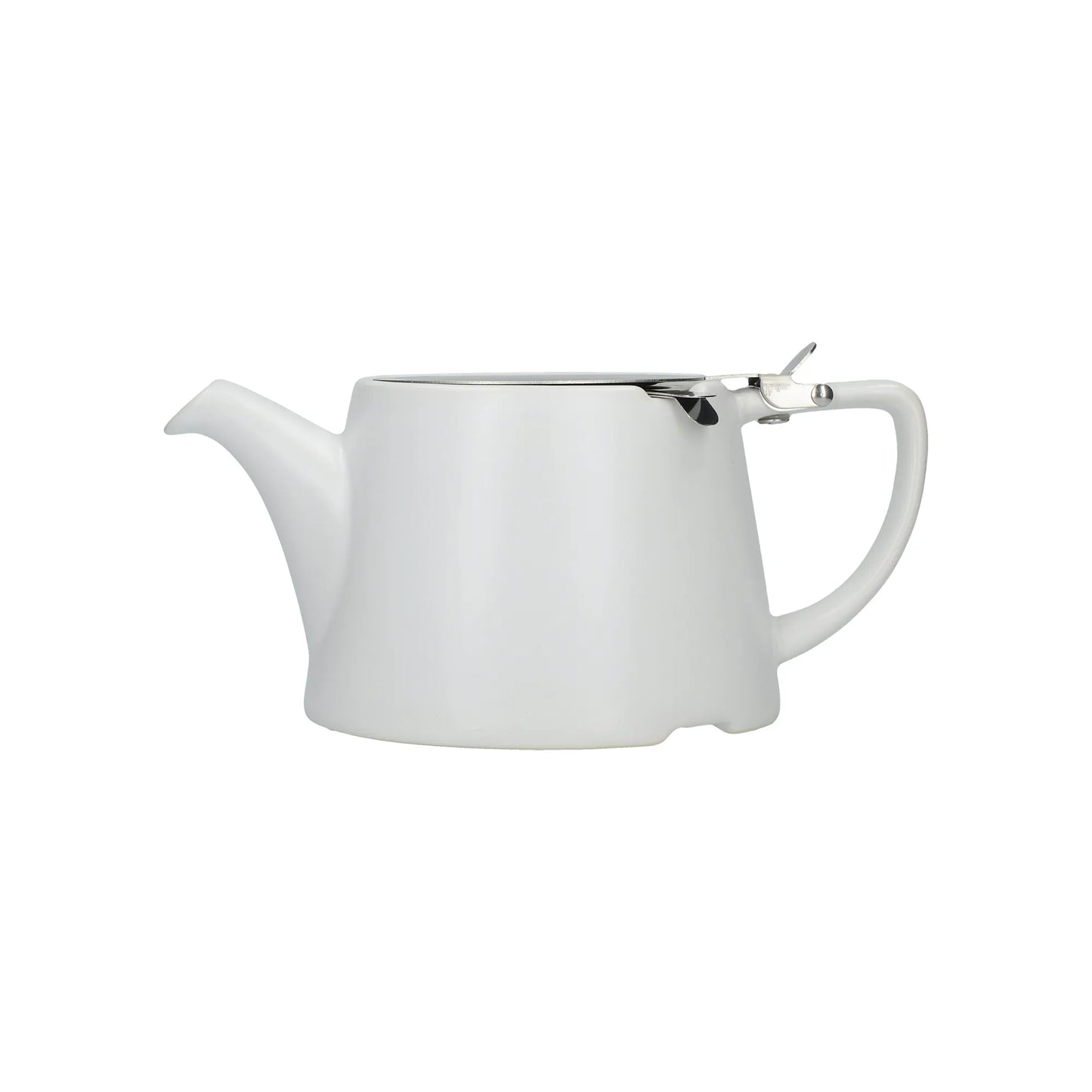 London Pottery Oval Teapot Satin white