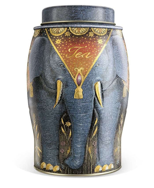 Williamson Tea Elephant Tea Caddy - Elephant Grey - 40 Earl Grey Tea Bags