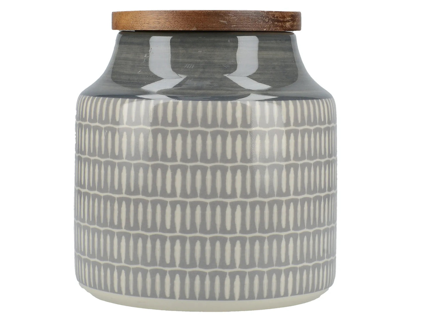Grey Storage Jar