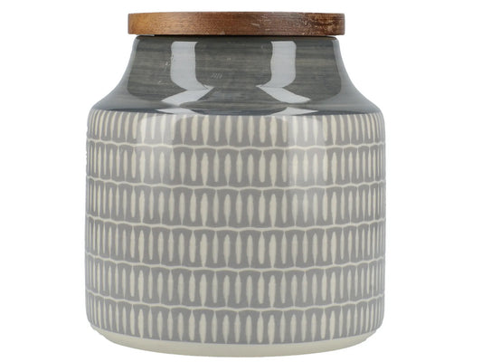 Drift Grey Storage Jar