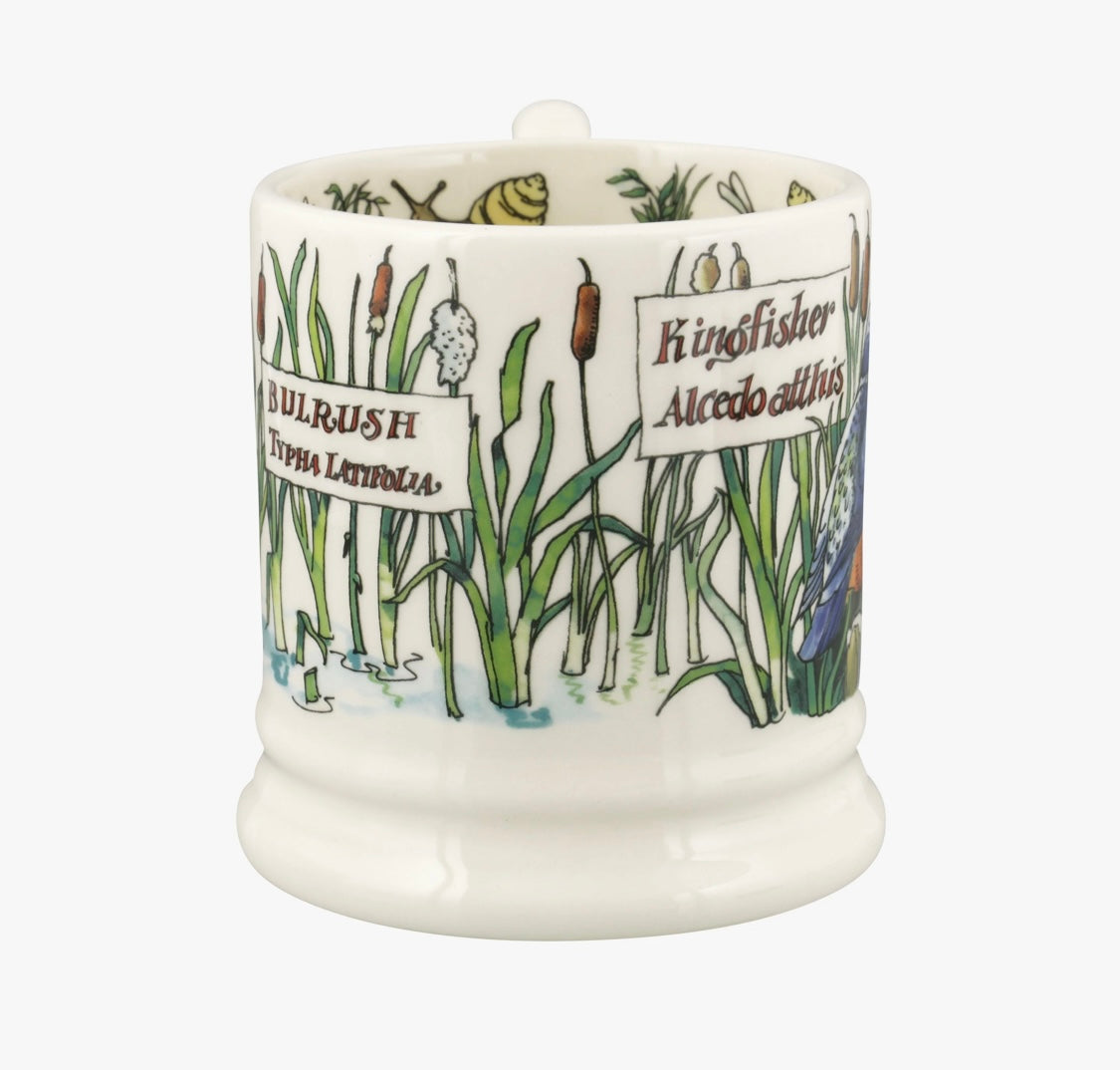 Kingfisher & Bulrush 1/2 Pint Mug