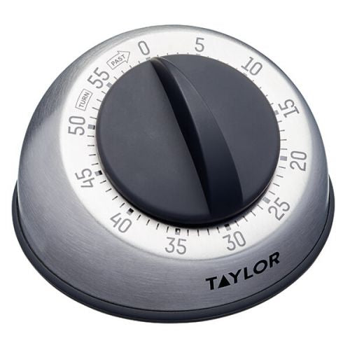 Taylor Stainless Steel Classic Dial Timer 60 Minutes