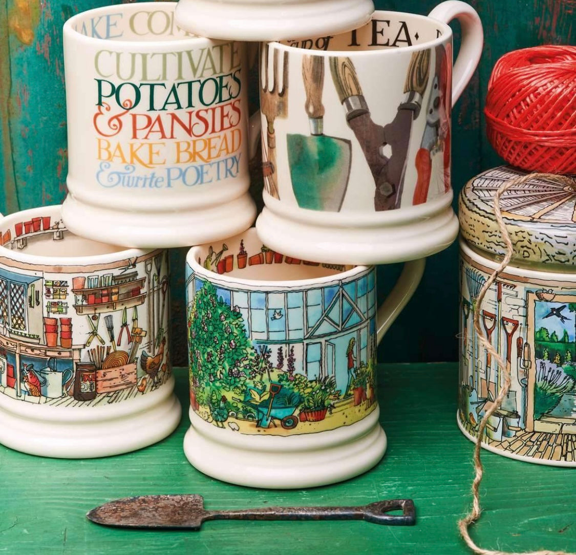 Emma Bridgewater Setting Up Home Potting Shed Half Pint Mug