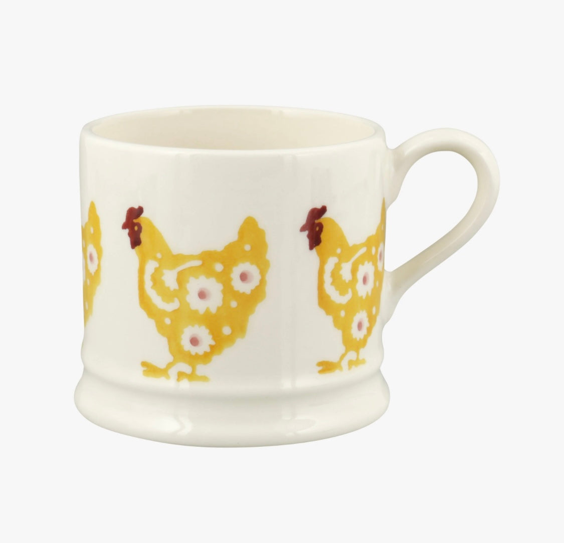 Yellow Hen Small Mug