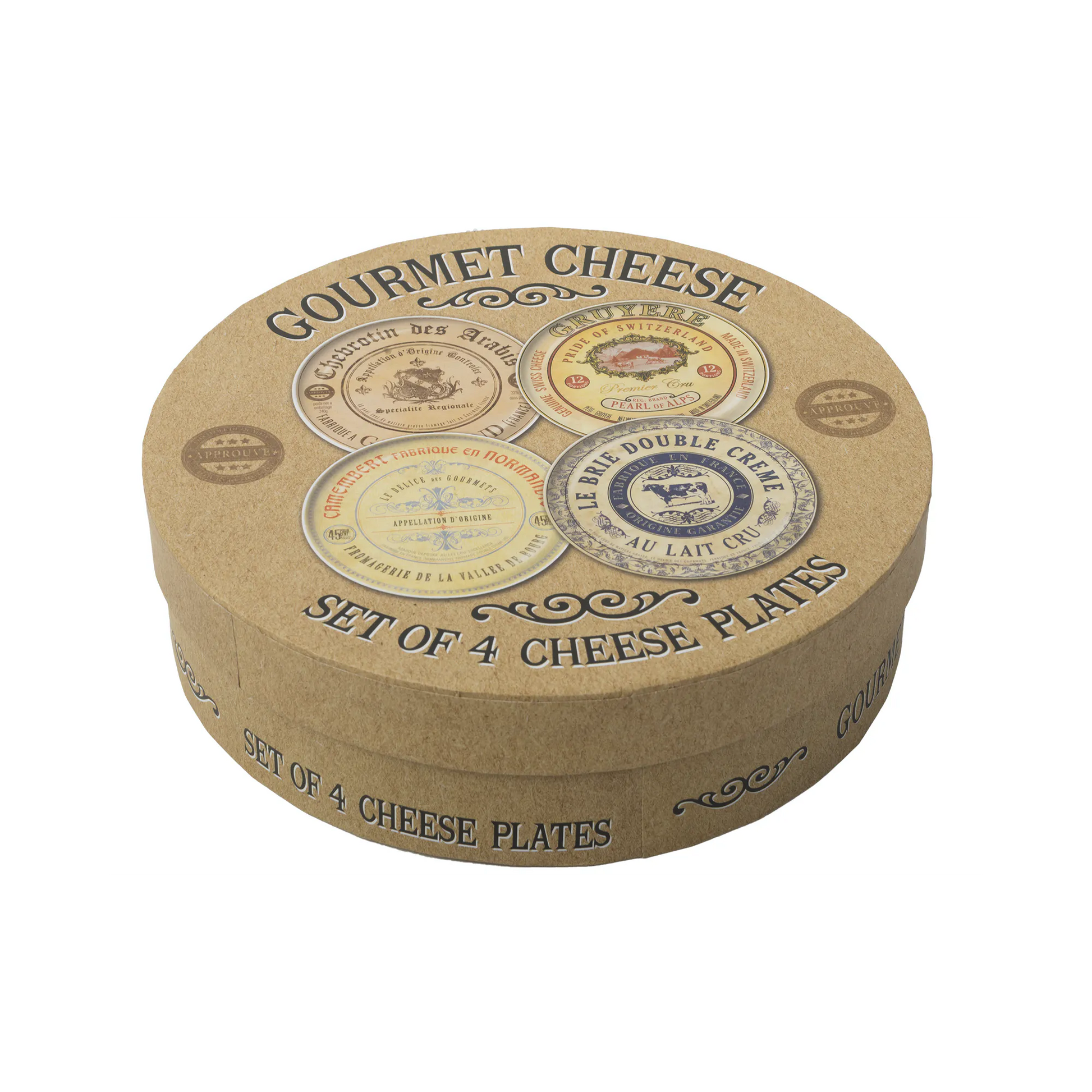 Creative Tops Set of 4 Gourmet Cheese Plates