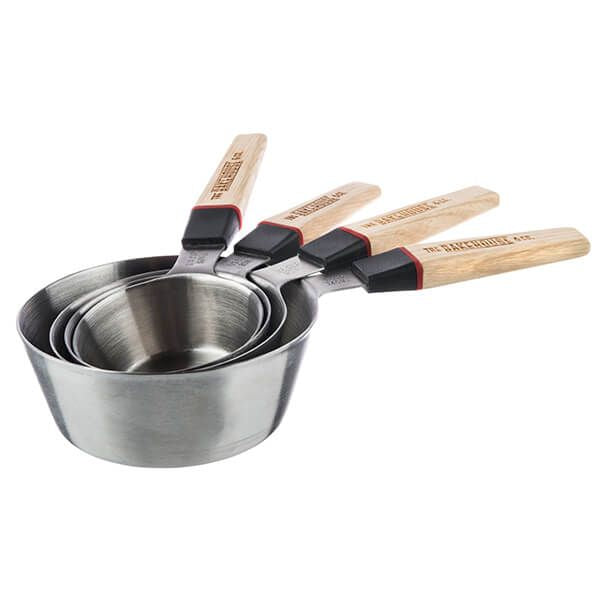 Bakehouse 4 Piece Stainless Steel Measuring Cups Set