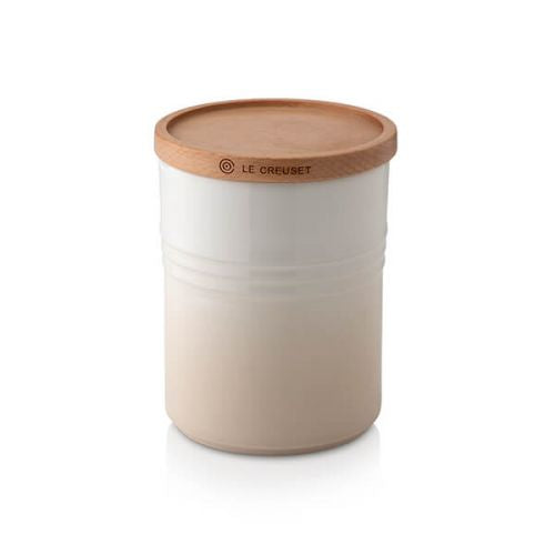 Le Creuset Stoneware Medium Storage Jar - Meringue