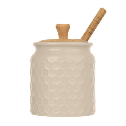 Kitchen Pantry Honey Pot Set with Drizzler