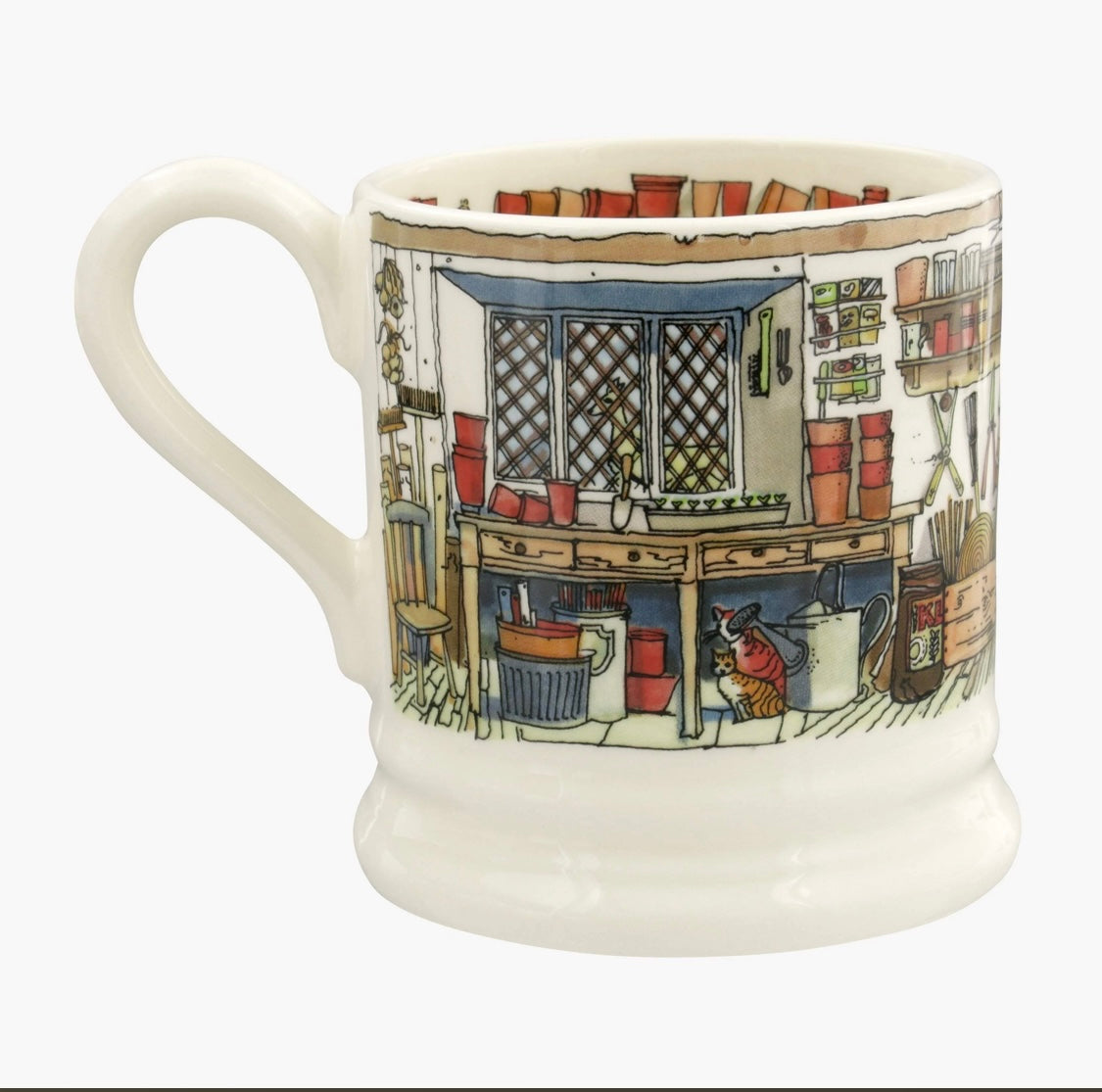 Emma Bridgewater Setting Up Home Potting Shed Half Pint Mug